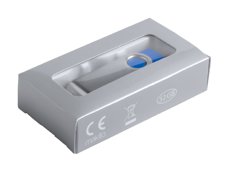 Clé USB publicitaire - Flash drive 32GB en métal et plastique - USB 2.0 - Livrée avec boîte cadeau_4