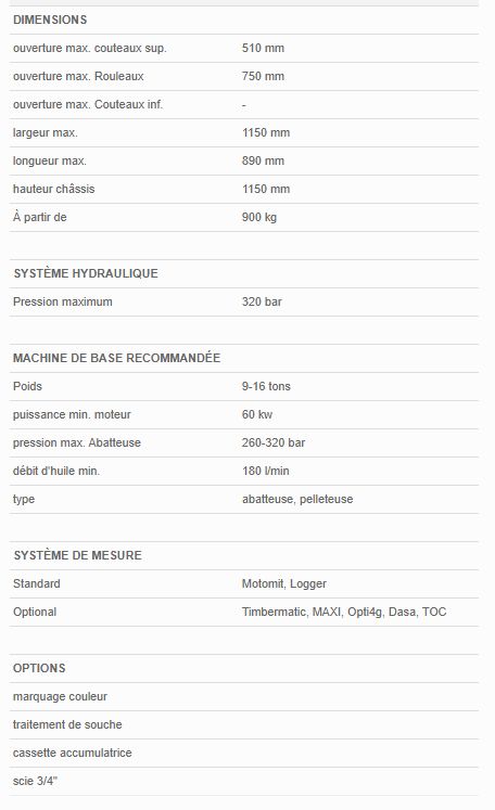 Afm 50 combi - tête d'abattage - afm forest - ouverture max. Couteaux sup.510 mm_4