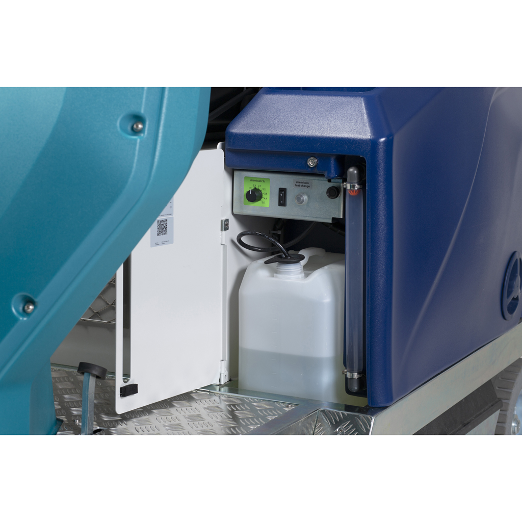 Autolaveuse autoportée grands espaces - Drivematic Deluxe - 200L, 4h autonomie, 9km/h, sécurité avancée_4