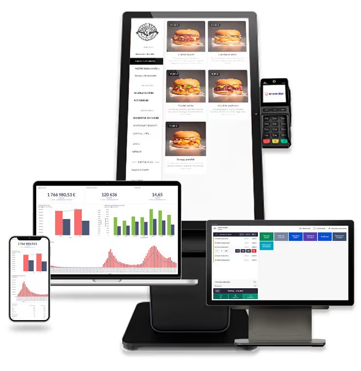 Caisse enregistreuse tactile snack, fast food & restauration rapide_4