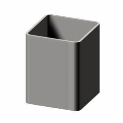 Poteau de signalisation carré WP Signalisation - acier galvanisé - dimensions ajustables 40x40mm ou 80x80mm_4