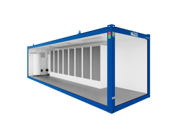 Conteneur sanitaire de douche 10', hygiénique et propre - Containex_4