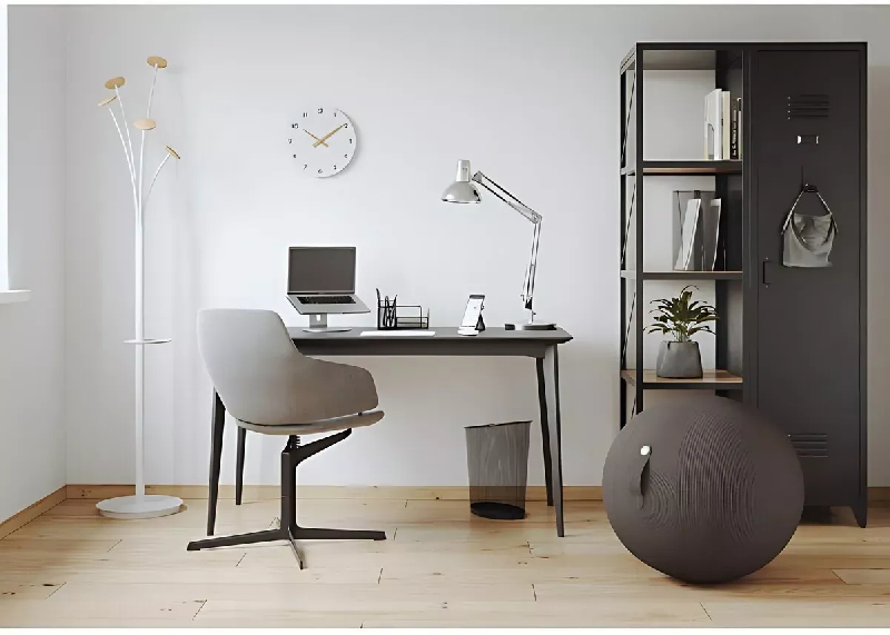 Horloge murale bois blanc_4