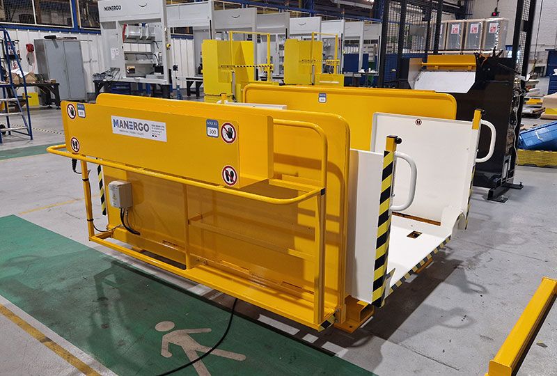 Plateau tournant doubles inclineurs - ergonomique - rotation 360° couronne à billes - charge max 300 kg/inclineur_4