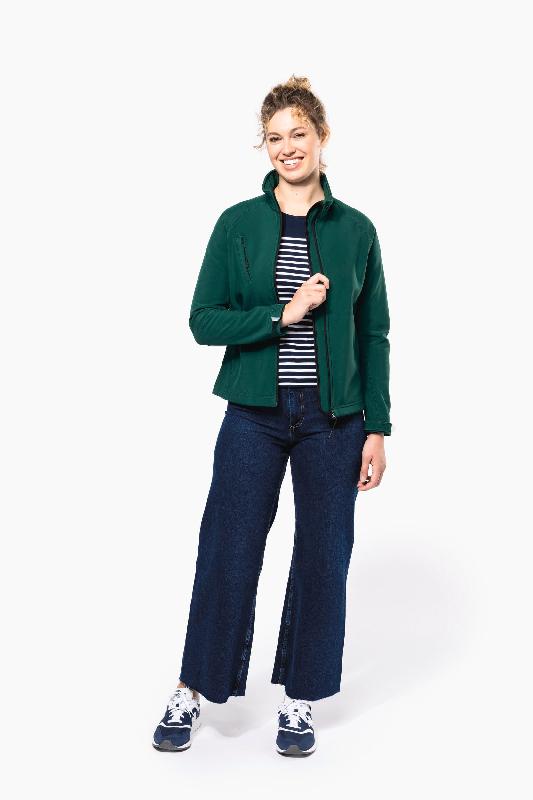 Veste softshell à capuche amovible femme - Réf: K414 - Kariban - Imperméable et respirante_4