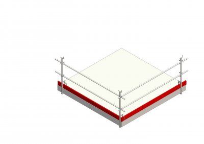 Garde corps pince dalle multidirectionnel - lagneaux - capacité de serrage : 450mm_4