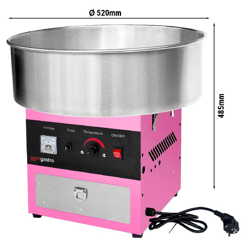 Machine à barbe à papa professionnelle cuve Ø 52 cm - rose - 950W_4