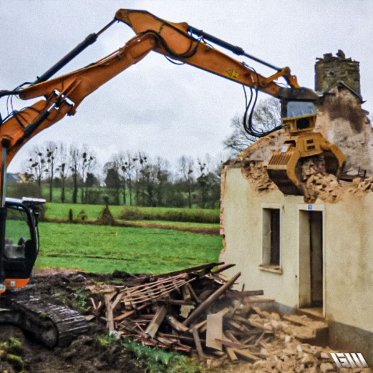 Pince de tri OSA GR pour enrochement et chargement de matériaux