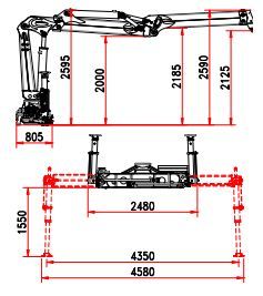 R 150 s2s grue auxiliaire - bob spa - capacité de levage 150 knm_4