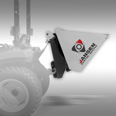 Godet arriere hydraulique DPS-800  3 points Jansen_4