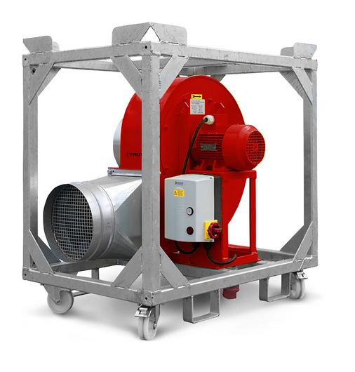 Ventilateur-extracteur TFV 100 Ex - Hautes performances - Modèle ATEX II3G zone 2 T4 - Débit 4.000 m³/h_4