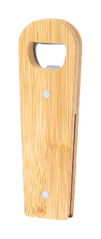 Décapsuleur clip - fermeture magnétique en sac bambou - couleur naturelle - 50g_4