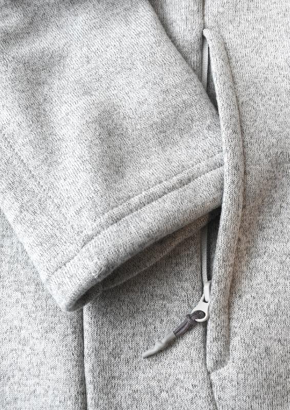 Veste en polaire tricotée à fermeture éclair complète - Light Grey Melange - Montana Women - Nimbus_4