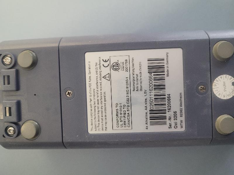 Oxymètre portable WTW OXI 3205 + sonde Cellox 325_4