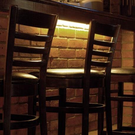 Réglette LED blanc chaud waterproof 50cm - Aluminium, IP65, 4,8W, 30 LED_4