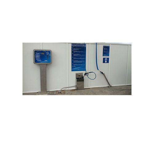 Coffret de piste avec bouton poussoir inox lumineux