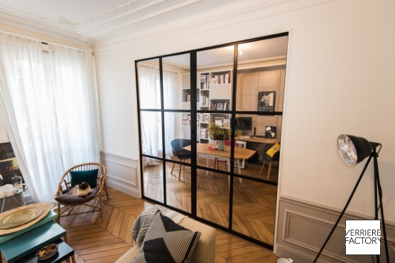 Verrière coulissante en acier sur mesure, idéale pour agrandir vos espaces_4