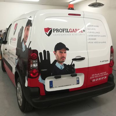 Standard - marquage véhicule ID Graphique - pour petit utilitaire - création, fabrication et pose sur 3/4 faces_4