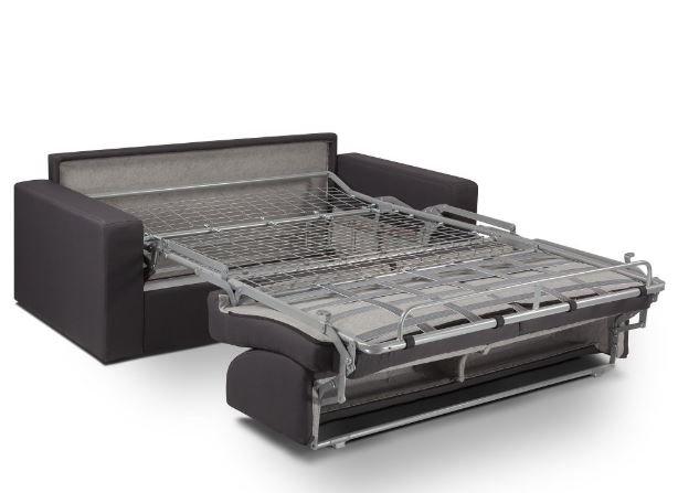 Canapé express 160 cm Dreamer Edition - cuir et PU Cayenne marron avec matelas 16 cm - fabrication italienne_4