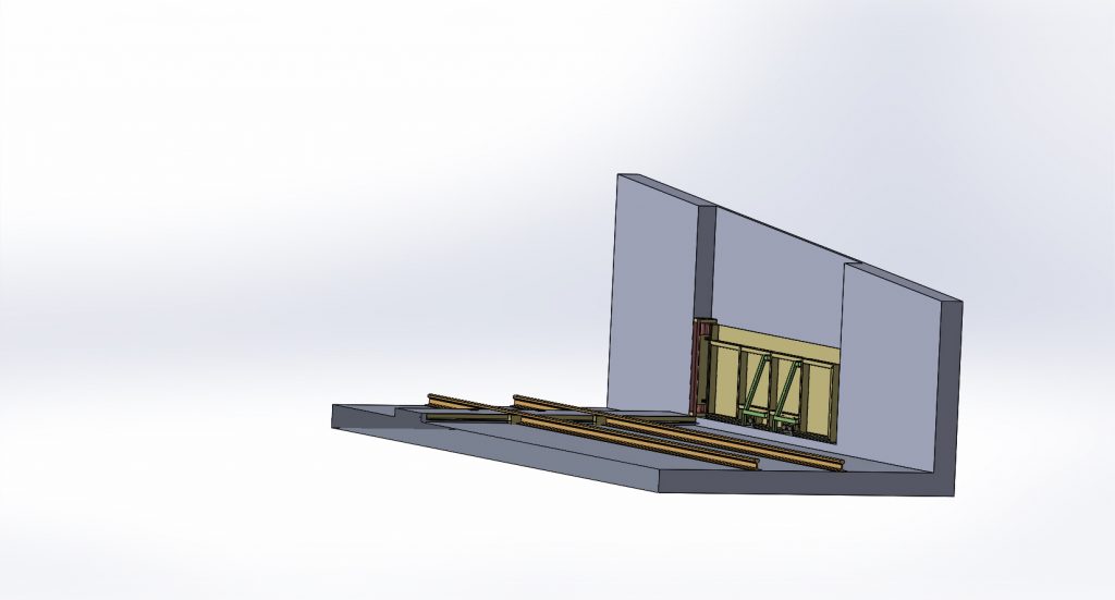 Portail / portillon anti-inondation - Protection d'accès à rail - Hauteur max. 2,5 m - Joint EPDM - Revêtement antirouille_4