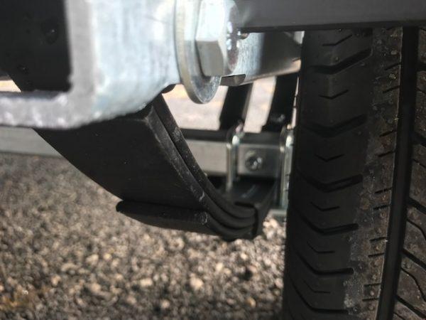 Remorque bagagère non freinée - 2,64 x 1,26 m, lame de ressort - Martz Premium 264R_4