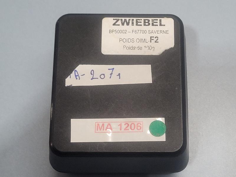 Poids d'étalonnage ZWIEBEL 100g classe F2 INOX_4