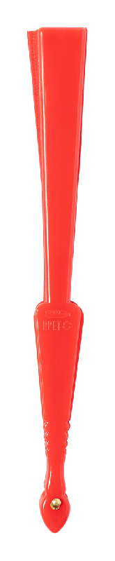 Éventail en polyester RPET avec nervures en PP - Couleur rouge - Poids 47g_4