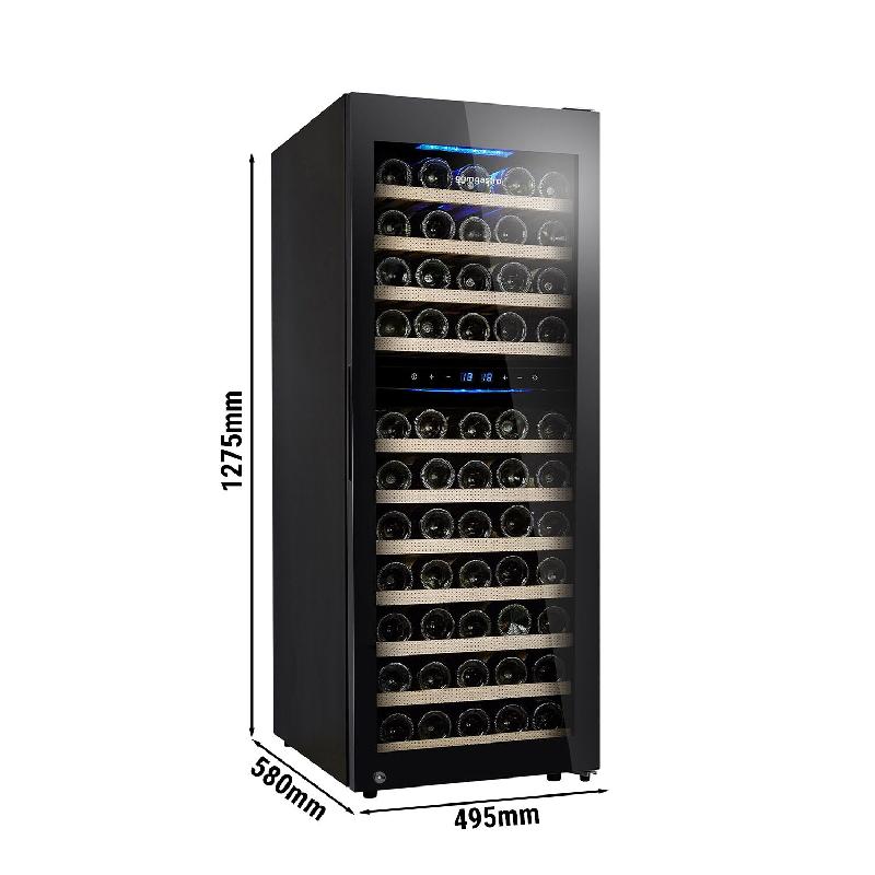 Cave à vin professionnelle multizones - 73 bouteilles | GGM - WKM200S-2N_4