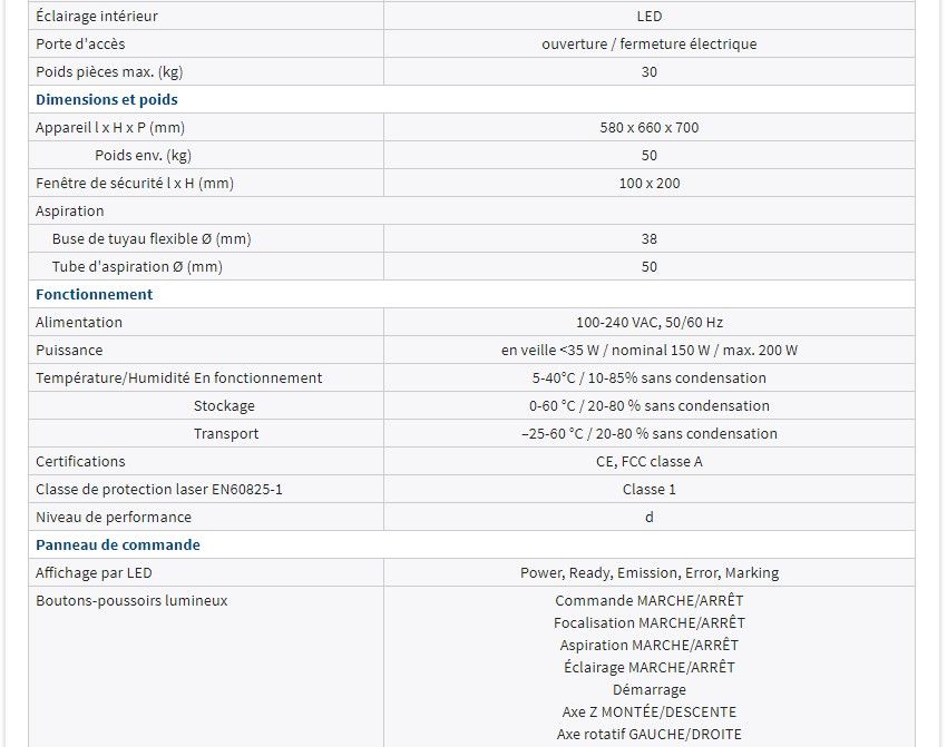 Xeno 1 - Système de marquage laser compact cab - Puissance 20 ou 30 W - Grande surface de marquage_4