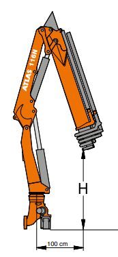 Grue auxiliaire Atlas 116 N - modèle performant et robuste_4