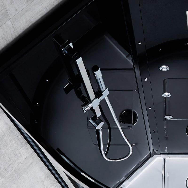 CABINE DOUCHE HAMMAM ARCHIPEL® QDR 100C BLACK_4