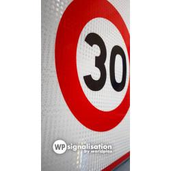Panneau de prescription B30 - entrée d'une zone à vitesse limitée à 30 km/h B30_4