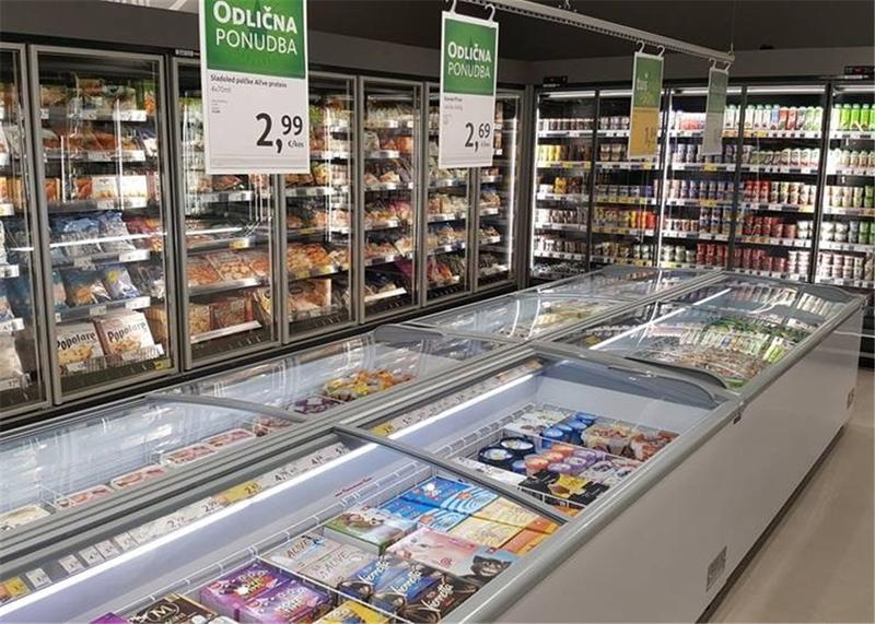 Réfrigérateur / congélateur de supermarché SHALLOW 250 - double température, vitrage de sécurité, 1030 L volume brut_4