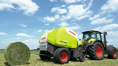 Rollant 455 / 454 uniwrap - enrubanneuse agricole - claas kgaa mbh - balles de 1,25-1,35 x 1,20 m_4