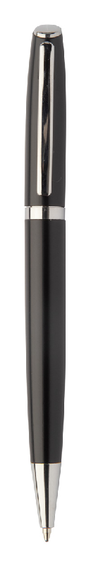 Parure stylo métal - roller et bille en aluminium recyclé - boîte cadeau en papier noir_4