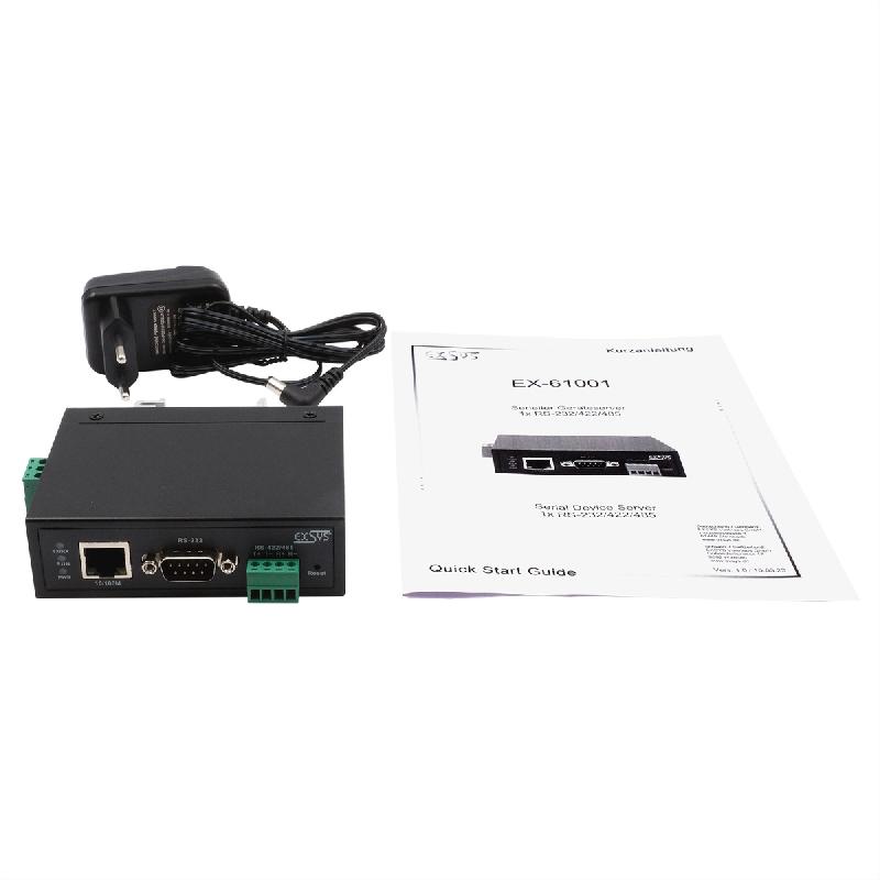 EXSYS EX-61001 Ethernet vers 1x RS-232/422/485_4