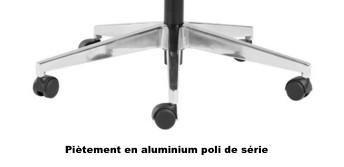 Fauteuil de direction confortable Business - Sitek - cuir noir_4