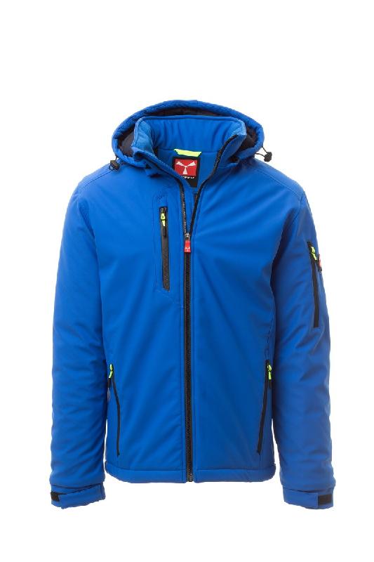 Soft-shell rembourré pour homme - WP 8000 mm, Capuche amovible, Poignets réglables - S00330-0489 - Payper_4