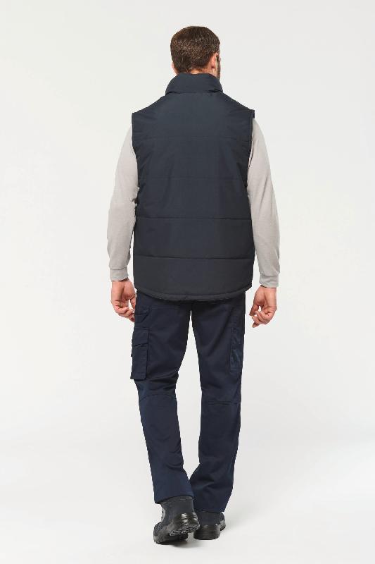 Bodywarmer matelassé homme WK615 - Imperméable 1500 mm, 100% polyester, multiples poches_4