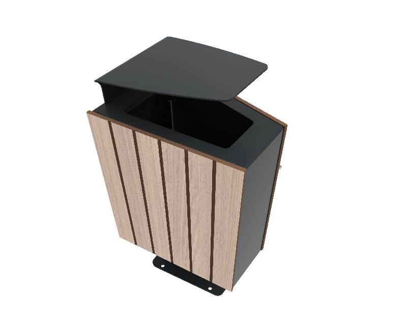 Corbeille - Viléo 60L en HPL_4