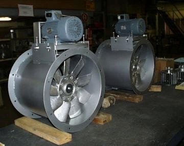 Ventilateur axial HD et HD-HT - Airap - Débit jusqu'à 170000m3/h - Diamètre 300 à 1600mm - Température max 600°C_4