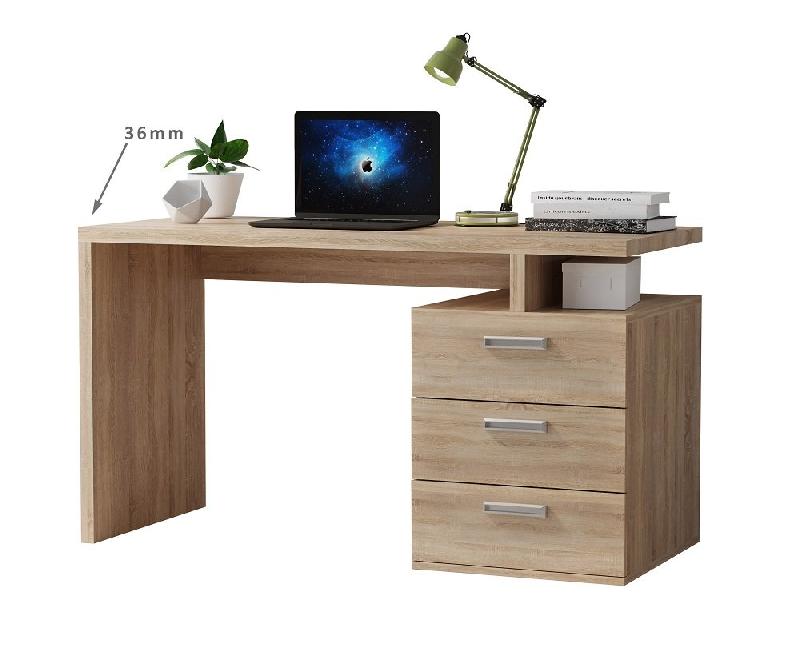 BUREAU RUBY 3 TIROIRS CHÊNE 120 X 60 CM_4