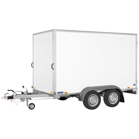 FW2700 - Remorque fourgon en bois Saris - 2700 kg - double essieu et freiné_4