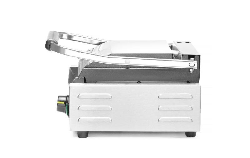 Grill de contact modèle simple 1/2 rainuré 1/2 lisse 220x230mm HENDI_4