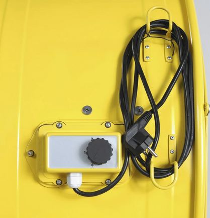 Ventilateur mobile TTW 35000 S - Débit d'air 32.400 m³/h - Brasseur d'air inclinable avec châssis à roulettes_4