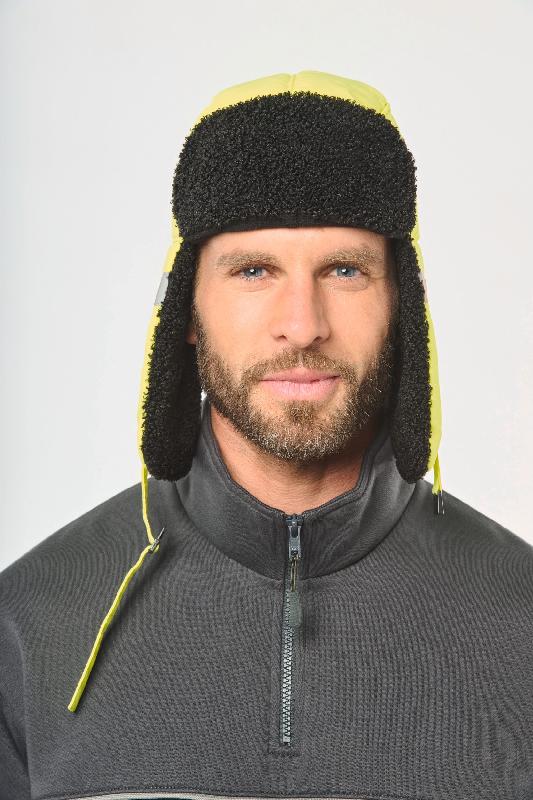 Casquette rembourrée avec rabats pour les oreilles - 100% polyamide - Réf: WKP121 - Marque WK_4