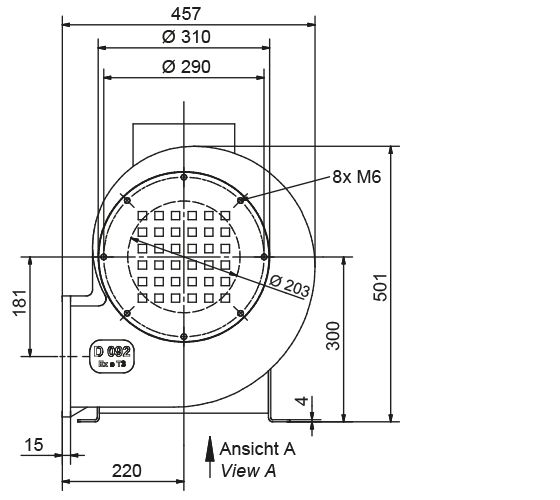 D 092 - ventilateur Atex - Elektror - basse pression - jusqu'à 95 m³/min et 2.200 Pa_4