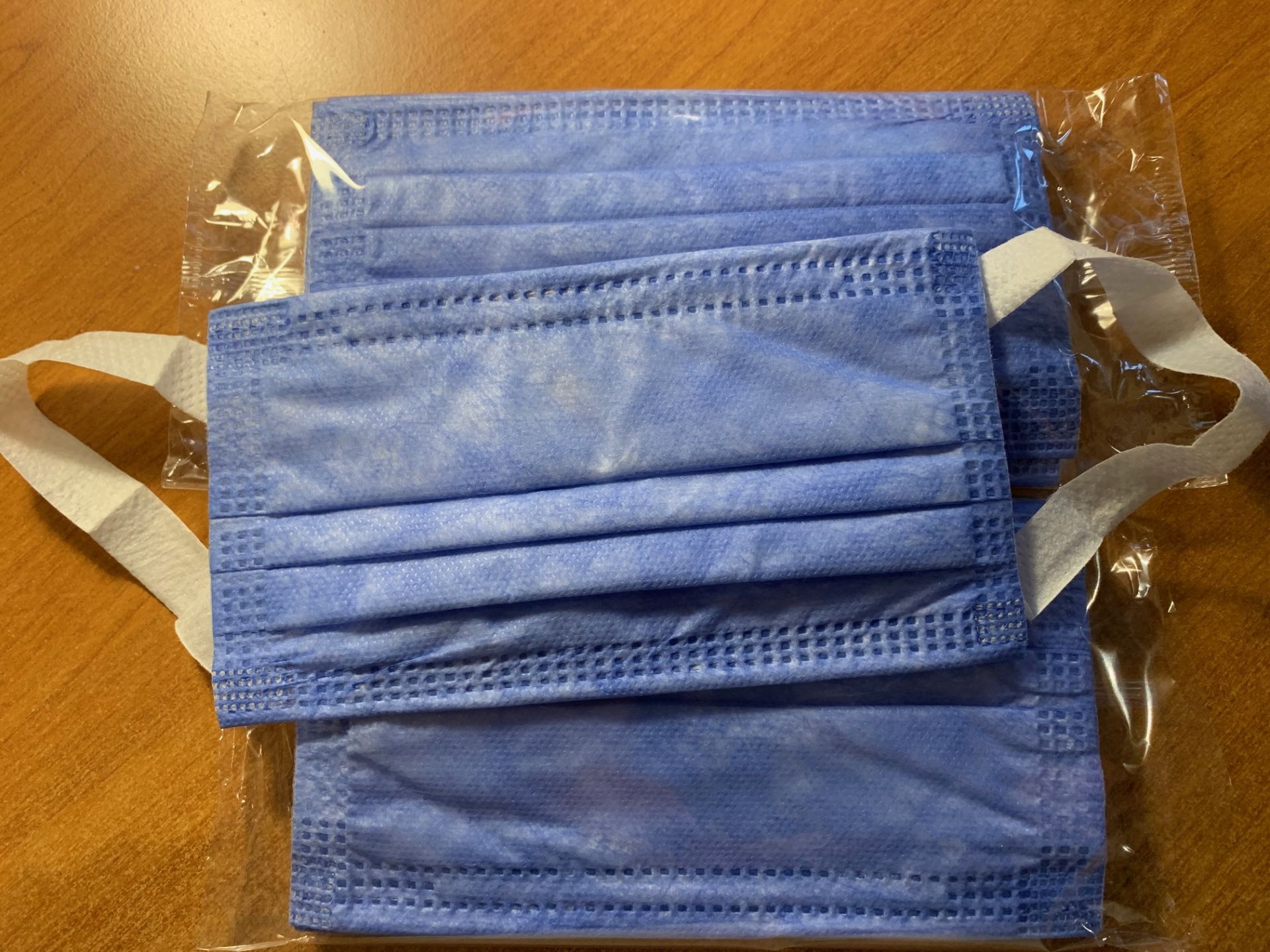 Masque chirurgical type II-R - Blanc ou Bleu - Filtration bactérienne 99% - 3 couches_4