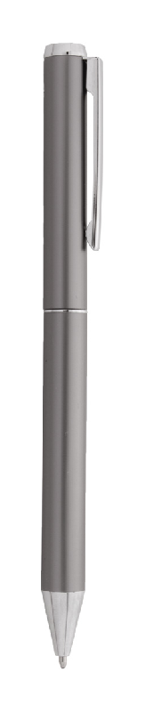 Parure stylos - aluminium recyclé - roller et stylo à bille - étui boîte cadeau noir - encre bleue_4