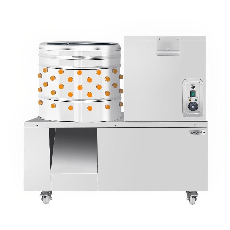 Plumeuse et bouilloire 2 en 1 pour volailles tambour 50cm | GRMWX50_4